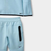 Nike Sportswear Children's Tech Fleece Full Zip Hoodie Set / Glacier Blue