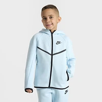 Nike Sportswear Children's Tech Fleece Full Zip Hoodie Set / Glacier Blue