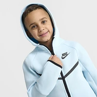 Nike Sportswear Children's Tech Fleece Full Zip Hoodie Set / Glacier Blue