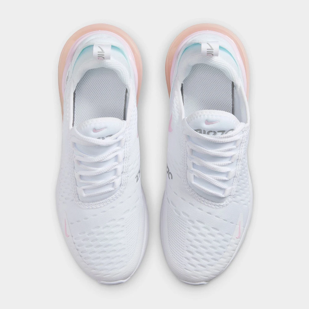 Nike Air Max 270 GS White / Pink Foam - Light Smoke Grey