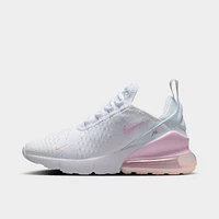 Nike Air Max 270 GS White / Pink Foam - Light Smoke Grey
