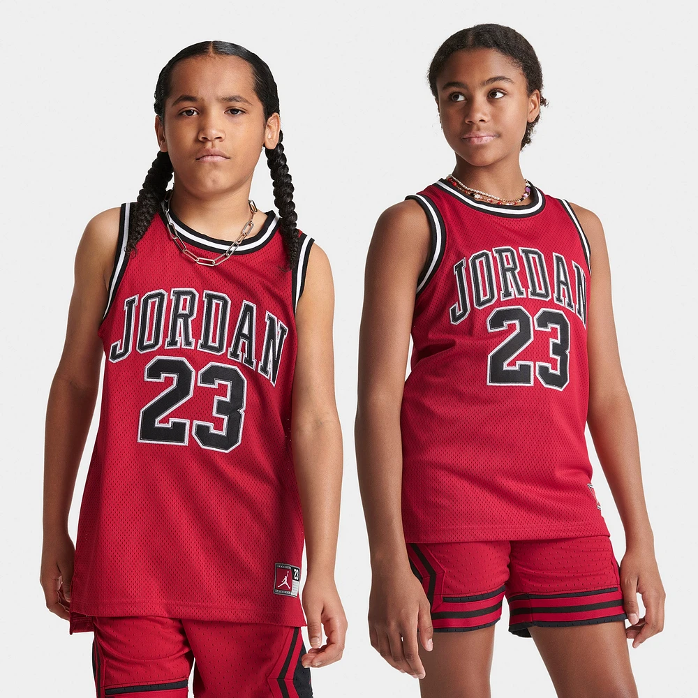 Jordan Juniors' '23 Basketball Jersey / Gym Red