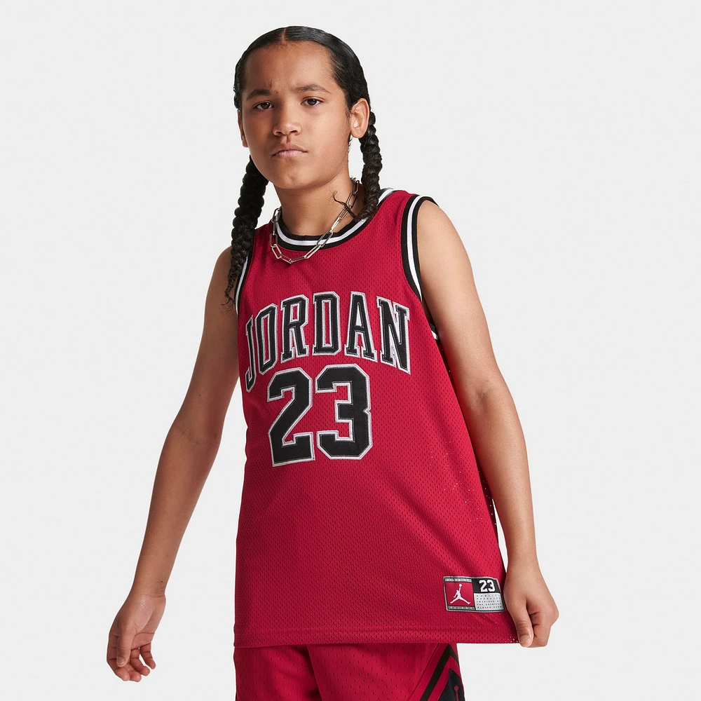 Jordan Juniors' '23 Basketball Jersey / Gym Red