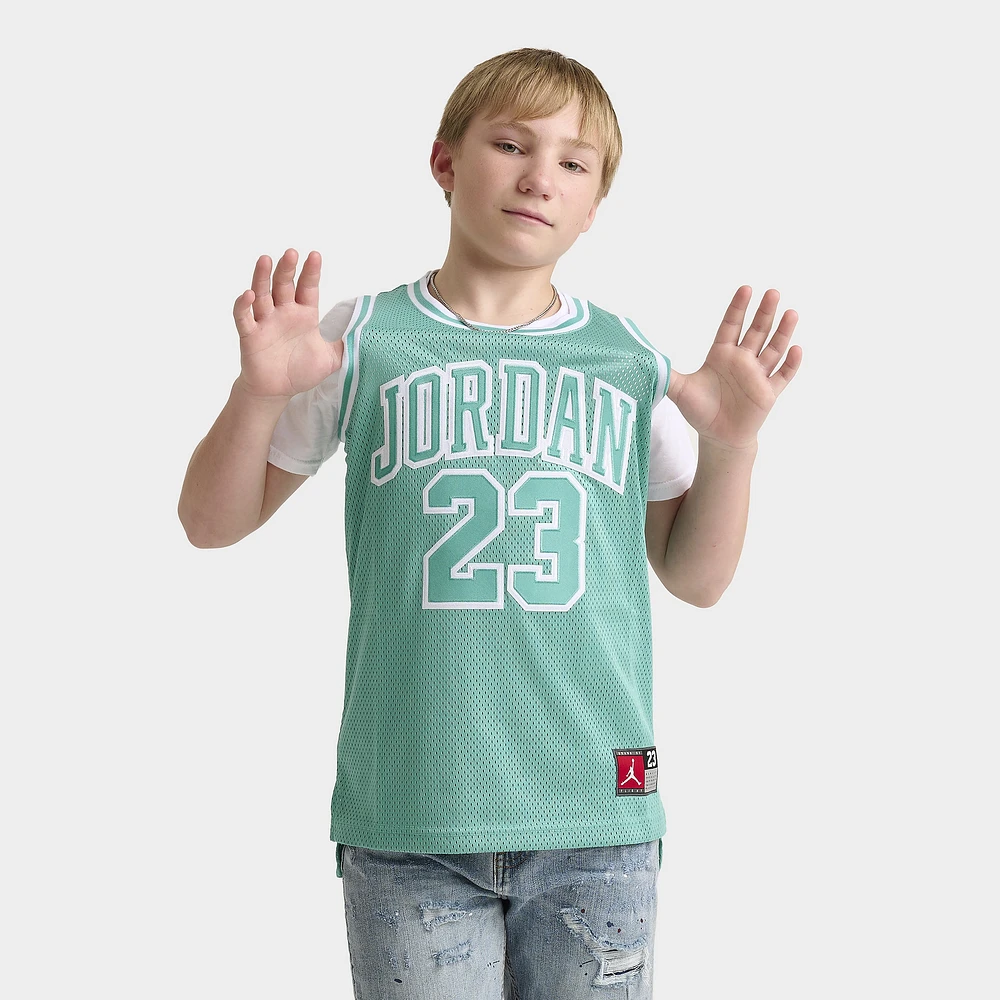 Jordan Junior Boys' 23 Basketball Jersey / Washed Teal