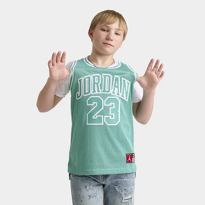 Jordan Junior Boys' 23 Basketball Jersey / Washed Teal