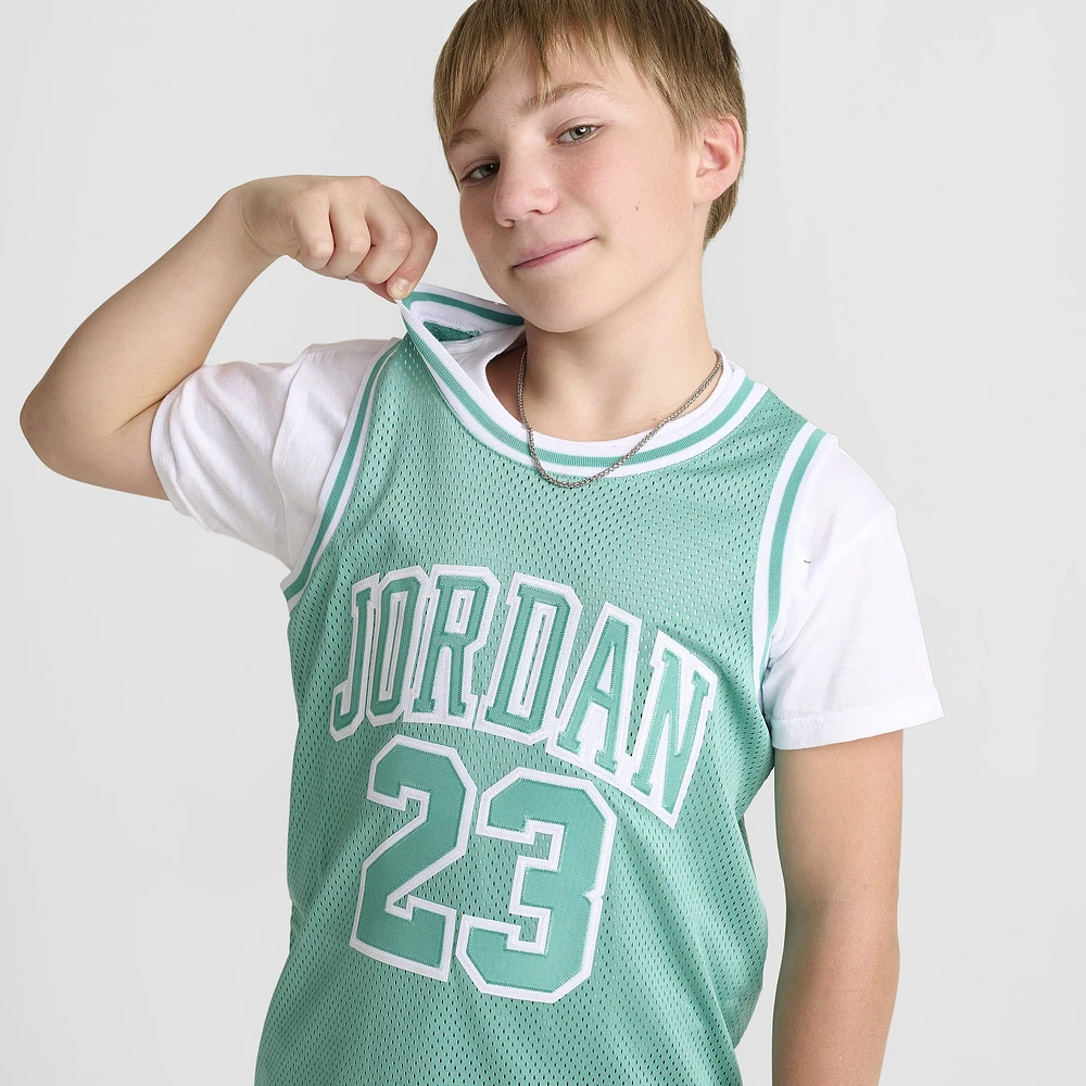 Jordan Junior Boys' 23 Basketball Jersey / Washed Teal
