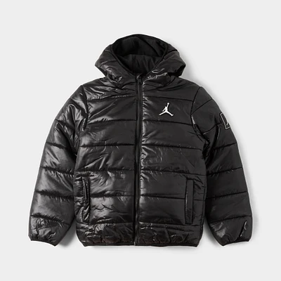 Jordan Junior Boys' Midweight Faux Down Jacket / Black