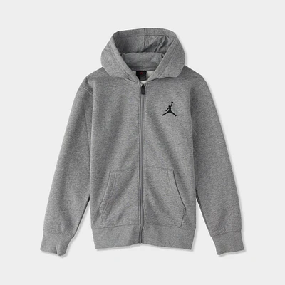 Jordan Junior Boys' Essential Full-Zip Hoodie / Carbon Heather