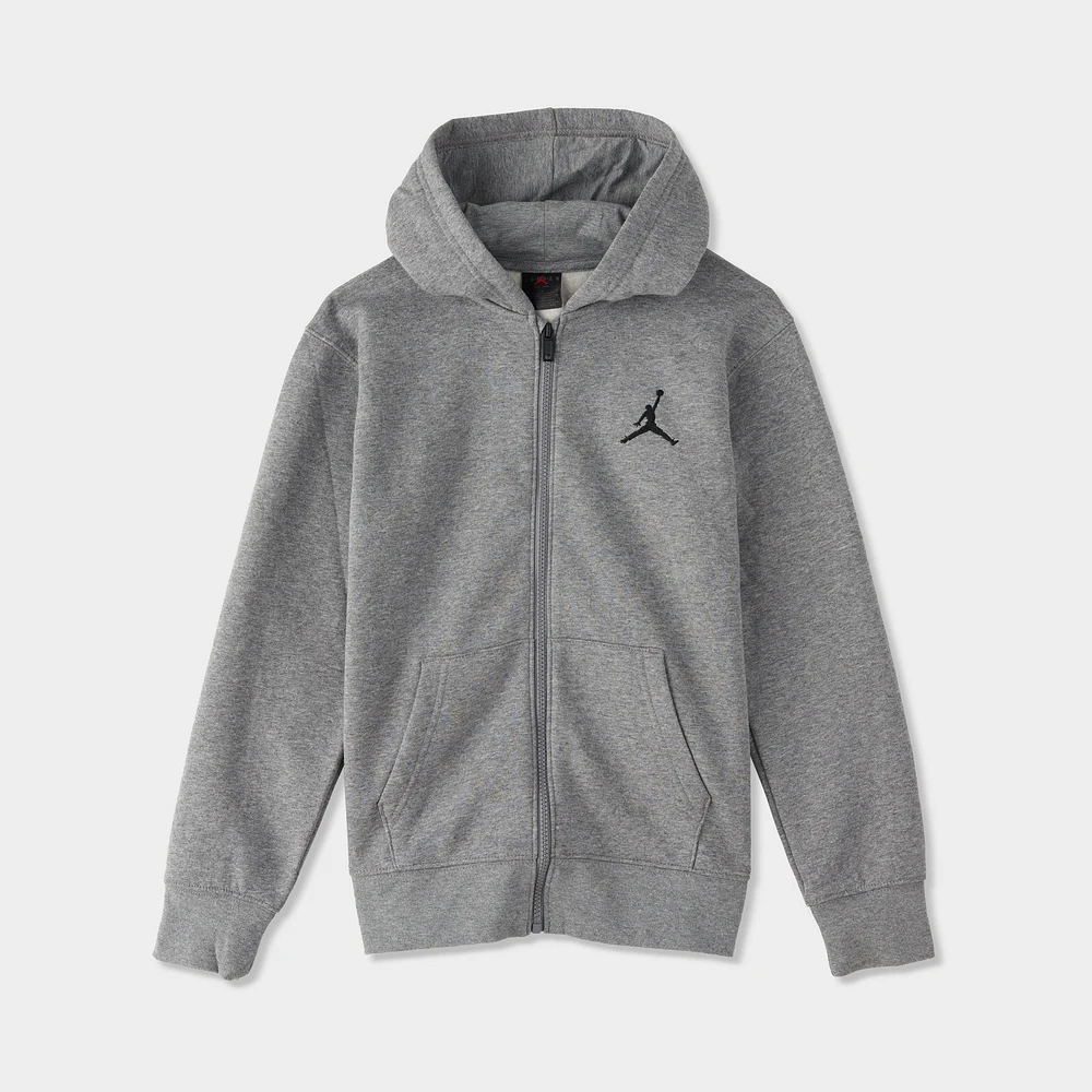 Jordan Junior Boys' Essential Full-Zip Hoodie / Carbon Heather
