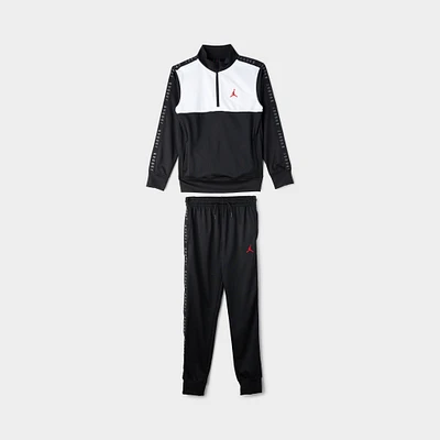 Jordan Junior Boys' Colourblock Tricot Jumpman Set / Black