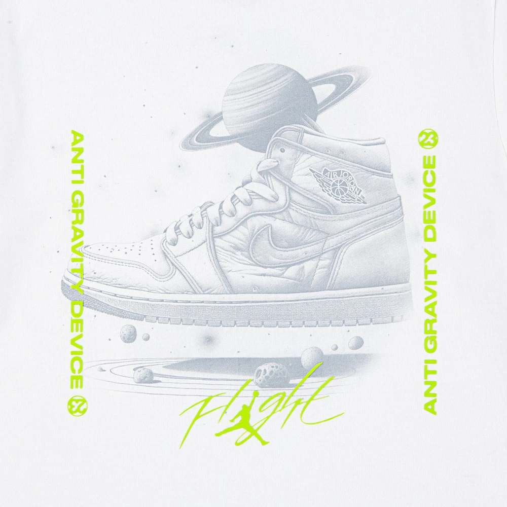 Jordan Junior Boys' Anti Gravity Graphic T-Shirt / White