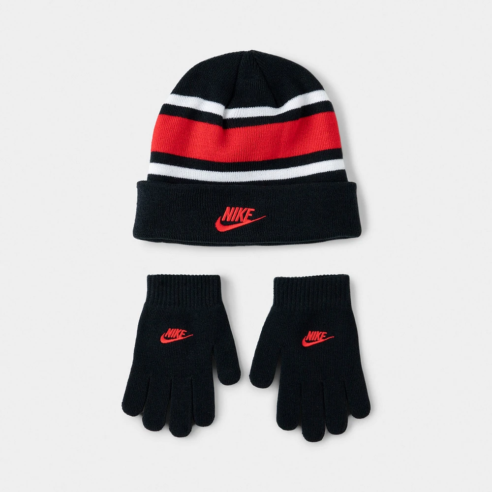 Nike Futura Beanie Set Black / Grey