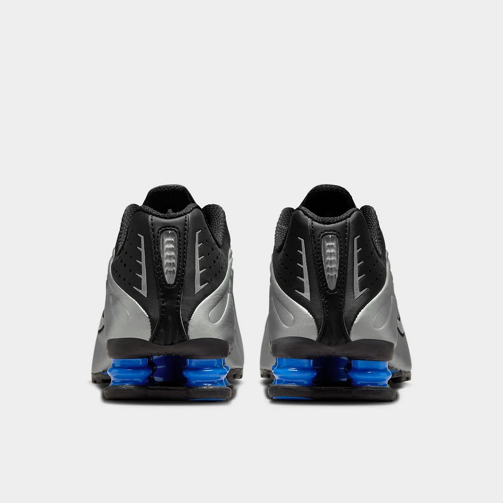 Nike Women's Shox R4 Black / Metallic Silver - Racer Blue