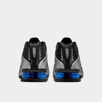 Nike Women's Shox R4 Black / Metallic Silver - Racer Blue