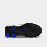 Nike Women's Shox R4 Black / Metallic Silver - Racer Blue