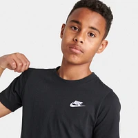 Nike Sportswear Juniors' Embroidered Futura T-Shirt / Black