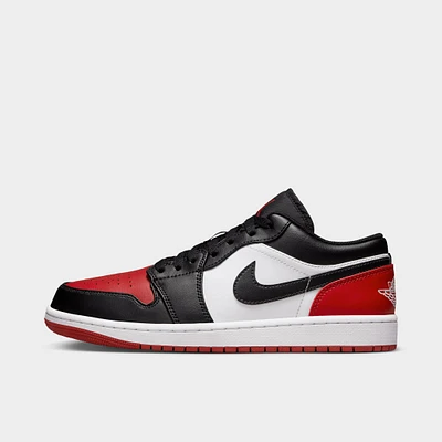 Jordan 1 Low White / Black - Varsity Red