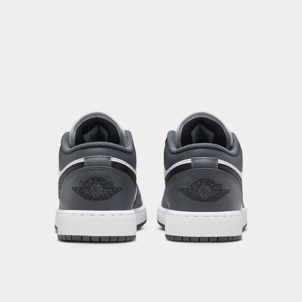 Jordan 1 Low GS White / Black - Iron Grey