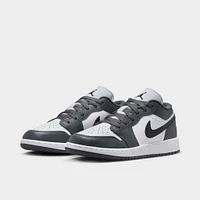 Jordan 1 Low GS White / Black - Iron Grey