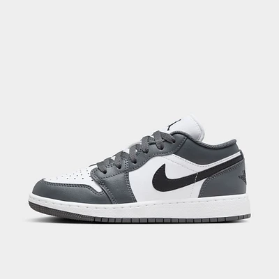 Jordan 1 Low GS White / Black - Iron Grey