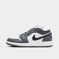 Jordan 1 Low GS White / Black - Iron Grey