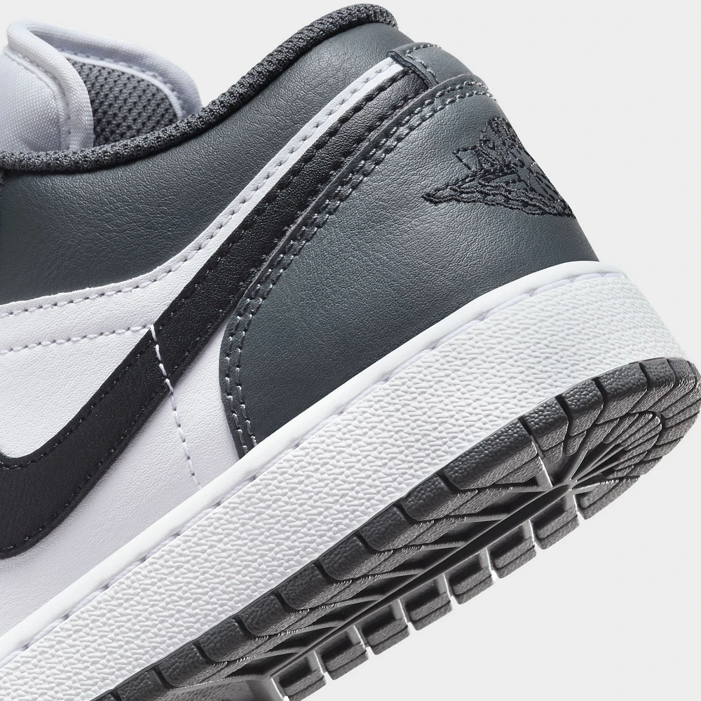 Jordan 1 Low GS White / Black - Iron Grey