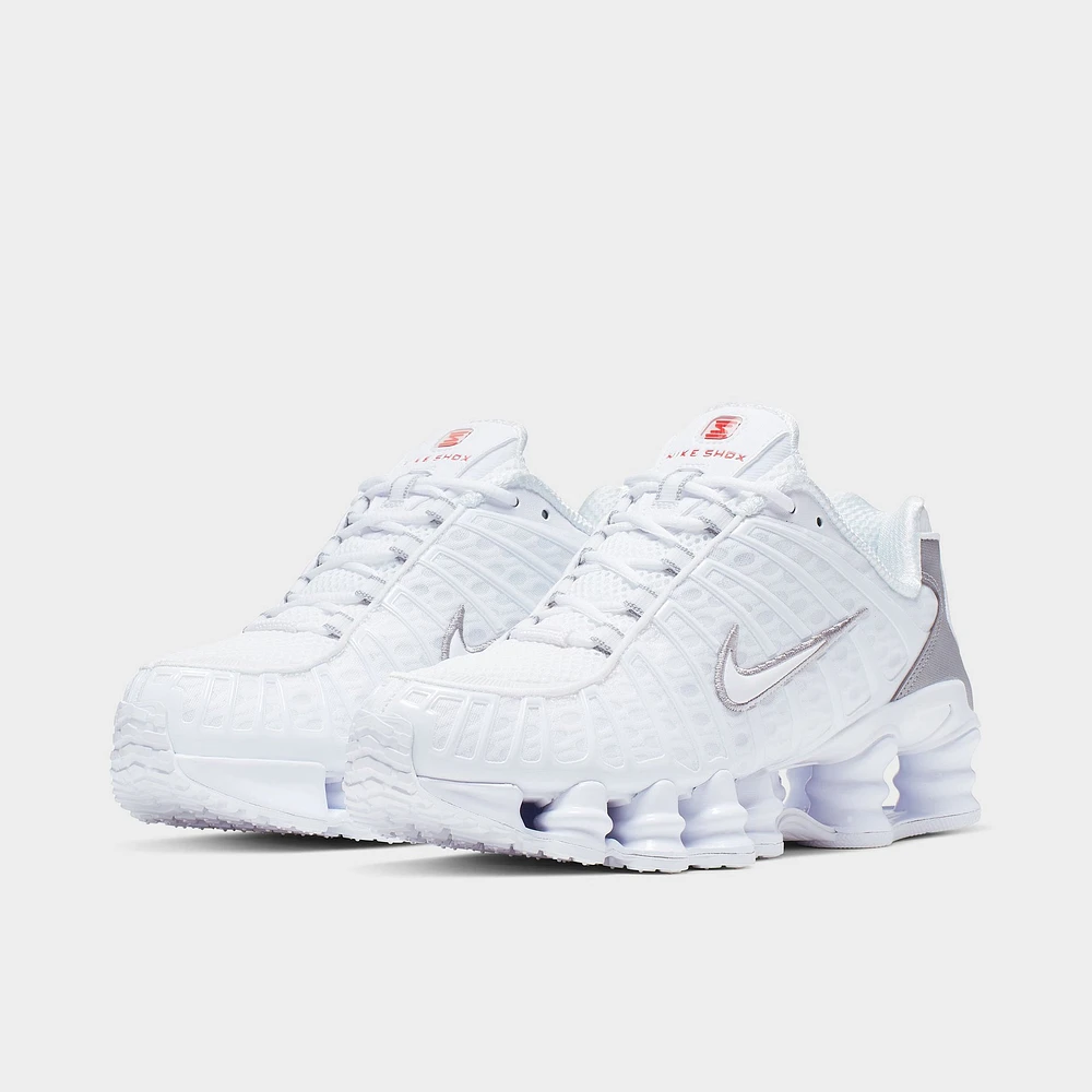 Nike Women's Shox TL White / - Metallic Silver