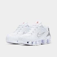 Nike Women's Shox TL White / - Metallic Silver