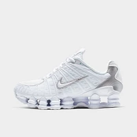 Nike Women's Shox TL White / - Metallic Silver