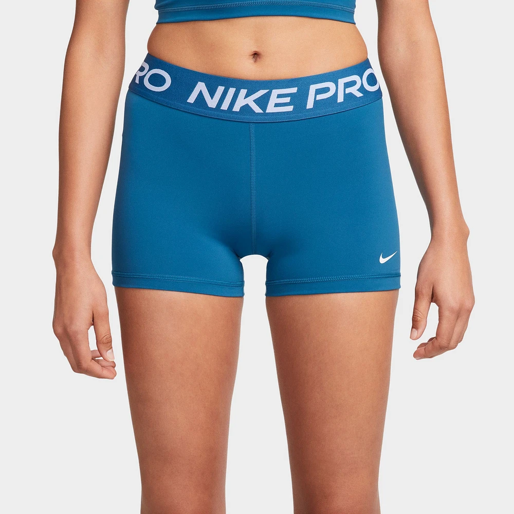 Nike Pro Women's 3" Shorts / Blue