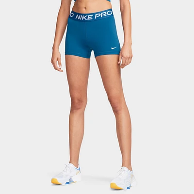 Nike Pro Women's 3" Shorts / Blue