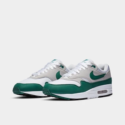 Nike Air Max 1 White / Evergreen Aura - Neutral Grey