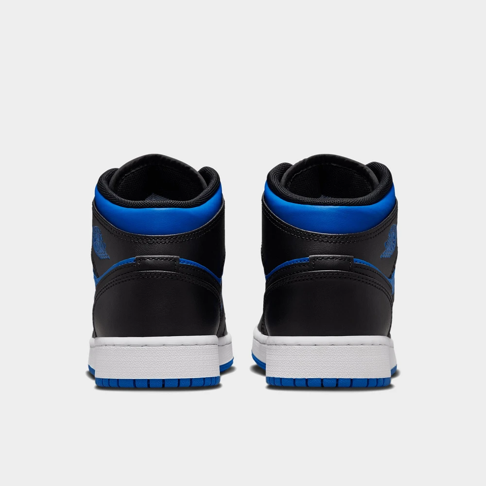 Jordan 1 Mid GS Black / Royal Blue