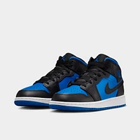 Jordan 1 Mid GS Black / Royal Blue