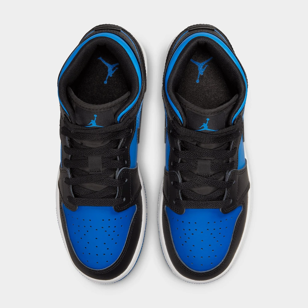 Jordan 1 Mid GS Black / Royal Blue