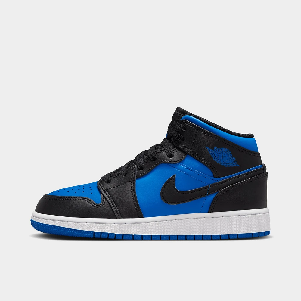 Jordan 1 Mid GS Black / Royal Blue