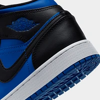 Jordan 1 Mid GS Black / Royal Blue