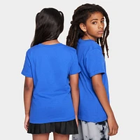 Nike Sportswear Juniors' Embroidered Futura T-Shirt / Game Royal
