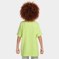 Nike Sportswear Junior's Embroidered Futura T-Shirt / LT Lemon Twist