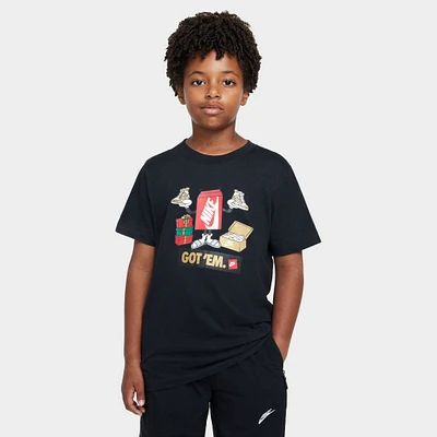 Nike Junior Boys' NSW Got 'Em T-Shirt / Black