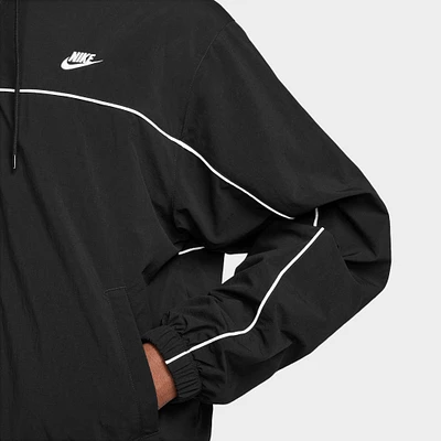 Nike Club Athlete Hooded Jacket Black / White