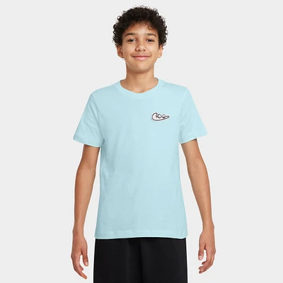 Nike Juniors' NSW Swooshy T-Shirt / Glacier Blue