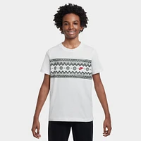Nike Juniors' NSW Fair Isle T-Shirt / White