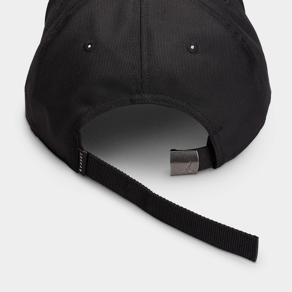 Jordan Rise Structured Metal Jumpman Strapback Cap / Black