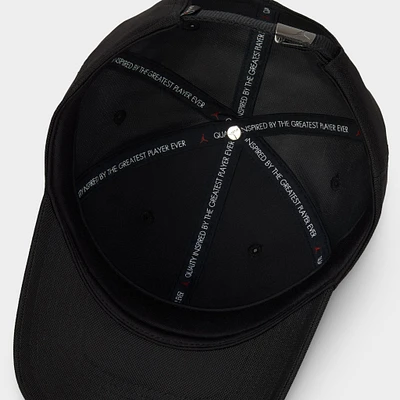 Jordan Rise Structured Metal Jumpman Strapback Cap / Black