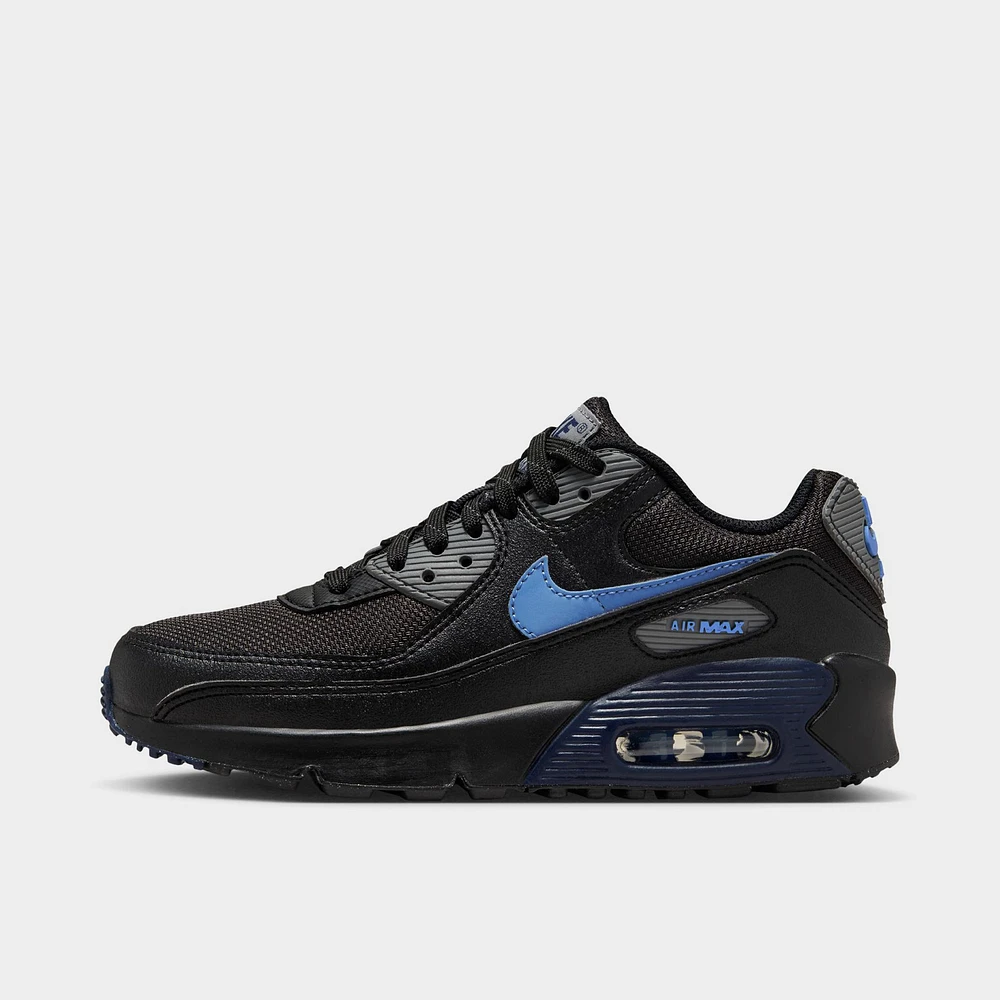 Nike Air Max 90 GS Black / Midnight Navy - Smoke Grey