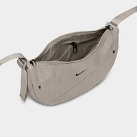 Nike Aura Crescent Crossbody Bag College Grey / Matte Sliver