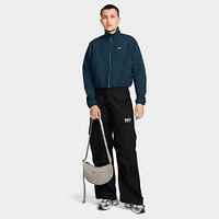 Nike Aura Crescent Crossbody Bag College Grey / Matte Sliver