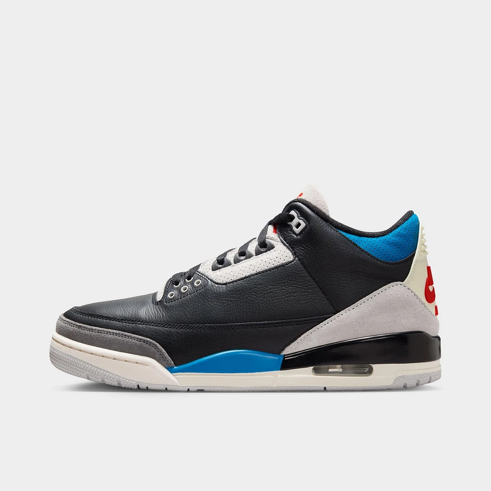 Jordan 3 Retro OG Black / Chile Red - Neutral Grey