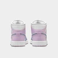 Jordan Women's 1 Mid Indigo Haze / Doll-White